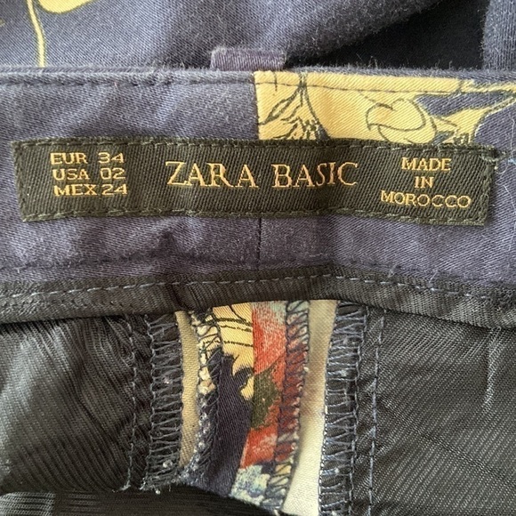 𝅺ZARA l Floral Print Pants - Picture 8 of 9